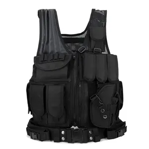 US Vest Tactical Holster Molle Assault Combat Gear