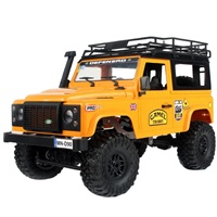 Coche RC Mn-90 1/12 2.4G 4WD con Luces LED Delanteras, 2 Carcasas, Camioneta Todoterreno, Control Remoto RTR, Juguete para Niños, Cable USB, 60-80m