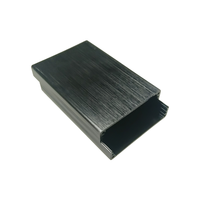 Boîtier en aluminium usiné CNC sur mesure / Boîtier électronique d'alimentation et d'amplification avec trous perforés OEM ODM