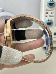 <span class=keywords><strong>Montre</strong></span> mécanique pour <span class=keywords><strong>homme</strong></span> de haute qualité 15500 en acier inoxydable avec mouvement automatique, cadran à aiguilles résistant à l'eau - Product Image 5