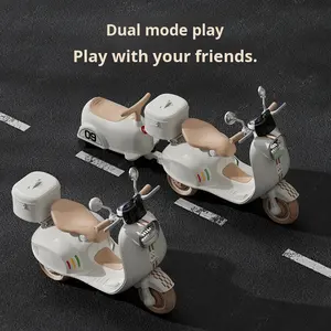 Новый Детский Электрический мотоцикл игрушечный автомобиль с дистанционным управлением, детский зарядный трехколесный велосипед, Заводская поставка, Электрический скутер - Product Image 4