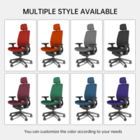 Chaise de bureau ergonomique ignifuge certifiée BIFMA avec mécanisme italien Donati et vérin à gaz coréen, personnalisable OEM, vente en gros