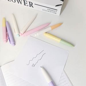 Mini Pocket Gel <b>Pens</b> Black Ink Cute <b>Retractable</b> Short Small <b>Pen</b> Stationery Teachers Students School Office Supplies Party Gifts - Product Image 3