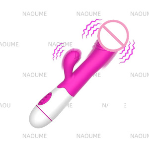 Vibratore di coniglio ricaricabile G-spot stimolatore clitorideo Dildo vibratore per le donne di masturbazione femminile vibratore giocattoli sessuali per le donne - Product Image 1