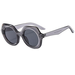 2024 nueva moda grande PC marco gafas de sol Unisex AC UV400 bloqueador solar gafas de ocio <span class=keywords><strong>lentes</strong></span> acrílicos estilo <span class=keywords><strong>alien</strong></span>ígena <span class=keywords><strong>Lentes</strong></span> De Sol - Product Image 4
