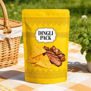 Custom Resealable Stand Up Zipper <b>Bag</b> Dried Fruit Granola Popcorn Peanut Pet Snack Chips Smell Proof Packaging Pouch - Product Image 3