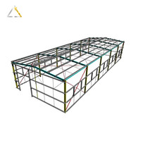 Edificio de estructura de acero de 27.5mx10.5mx5.0m (altura de alero) para almacén, garaje, hangar, taller