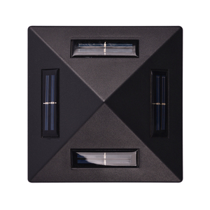 Loyal Solar Lampada da <span class=keywords><strong>Giardino</strong></span> a LED in Rame 6000K, per Esterni IP44, in Plastica, per Palo, Recinzione, Colonna, Tappo Quadrato per Recinzione, Paesaggistica - Product Image 6