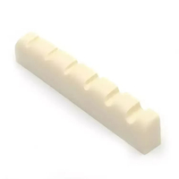 Ivory Plastic Bass Replacement Slotted Nut R400 ABS Bass Guitar Nuts for 4 String Electric Bass Parts