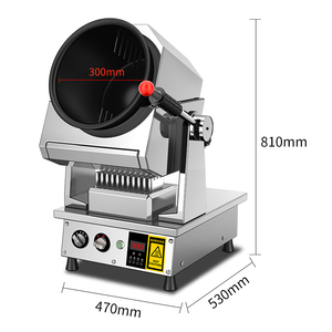 Machine <span class=keywords><strong>de</strong></span> cuisson automatique commerciale In-Smart, économique, semi-gaz, wok rotatif, sauté intelligent, <span class=keywords><strong>robot</strong></span> multifonctionnel pour restaurant - Product Image 5