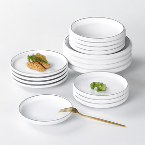 Xiangyuan Meiyuan round commercial hotel restaurant <b>plates</b>, imitation porcelain <b>plates</b>, cold dish <b>plates</b>, <b>melamine</b> tableware - Product Image 1