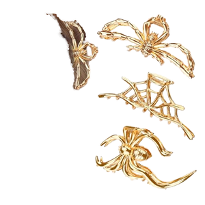 Nouvelle Pince à Cheveux Gothique Punk en Métal 2026, Motif Main d'Araignée <span class=keywords><strong>Squelette</strong></span>, Grande Pince Requin pour Cheveux Épais, Accessoire Cheveux Y2K pour <span class=keywords><strong>Femme</strong></span> - Product Image 1