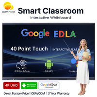 Nuevo Modelo de Pizarra Digital Interactiva Inteligente con IA, Pantalla Plana de 55, 65, 75, 86 y 98 Pulgadas, 4K, Táctil de 40 Puntos