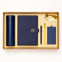 Set de Regalo Corporativo Personalizado para Empresas, Cuaderno de Papel Bordado, Vaso, Bolígrafo, Caja de Oficina, Marca CL, Modelo Gf-6001