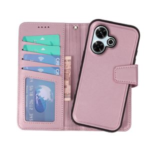 <span class=keywords><strong>Prix</strong></span> usine étui en cuir pour Redmi Note 13 Pro Plus 14 requin noir <span class=keywords><strong>4</strong></span> K60 5G téléphone portable porte-carte détachable couverture de portefeuille - Product Image 6