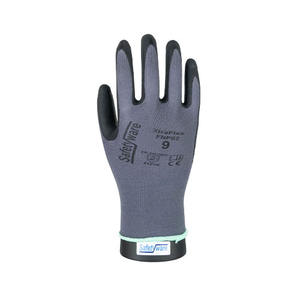 ถุงมือยางไนไตรล์โฟมกันลื่นเคลือบหน้าจอสัมผัสขนาด XL พร้อมซับในไนล่อนป้องกันมือ FNP02การรับรอง EN388 - Product Image 2