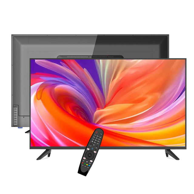 55" 4K UHD Frameless Design LCD LED Smart TV with Android 15.0 Portable HDTV