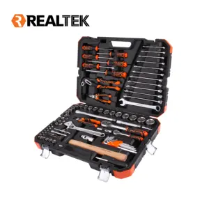 Set alat kombinasi CRV profesional Realtek 100 buah alat tangan di BMC