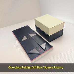 Caja de Regalo Magnética Plegable Transfronteriza de Materiales Reciclados con Papel Especial UV, Embalaje Cosmético Vacío para Crema Facial y Colorete - Product Image 3