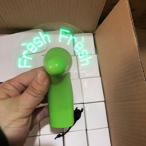 พัดลม LED DIY พร้อมข้อความและลวดลายส่วนตัวสำหรับของชำร่วยงานปาร์ตี้ - Product Image 4