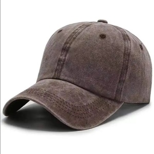 Washed Cotton Plain Baseball Caps Adjustable Unstructured Soft Blank Casual Dad Ball <b>Hats</b> for Men Women - Product Image 3