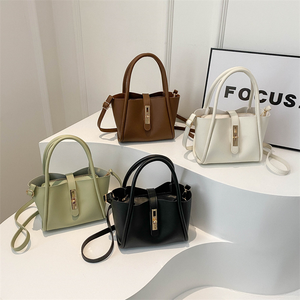 حقيبة يد نسائية بسيطة على شكل دلو موضة ربيع <span class=keywords><strong>2026</strong></span> الجديدة حقائب كتف نسائية للترفيه - Product Image 2