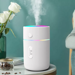 Venta al por mayor portátil colorido luz <span class=keywords><strong>Mini</strong></span> 220Ml <span class=keywords><strong>H2O</strong></span> Spray niebla purificador humidificador Usb ultrasónico coche humidificador de aire - Product Image 4