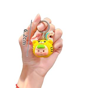 Pendentif <span class=keywords><strong>Duo</strong></span> Mei Mignon Monstre de Dessin Animé, Breloque Animal, Porte-clés Mouton, Pendentif Sac Lapin, Porte-clés de Voiture Tendance - Product Image 5