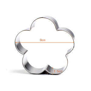 Ensemble de 5 <span class=keywords><strong>emporte</strong></span>-pièces en acier inoxydable, forme ronde, <span class=keywords><strong>emporte</strong></span>-pièces pour biscuits, <span class=keywords><strong>emporte</strong></span>-pièces pour pâte à pâtisserie, pour la pâtisserie, outils de cuisine DIY - Product Image 3