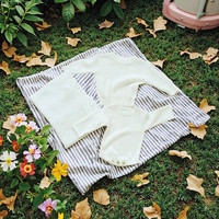 Combinaison unisexe Couverture pour bébé Pantalon barboteuse Pull en tricot de couleur unie Gamme complète de produits personnalisés