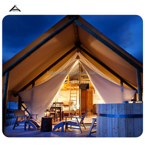 Tiendas de campaña de lujo BOTEEN: Grandes tiendas de campaña de glamping para familias, tipo hotel de safari, con baño y <span class=keywords><strong>cama</strong></span> para acampar. - Product Image 6