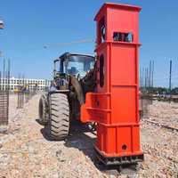 Compacteur à plaques haute vitesse hydraulique vibrant pour chargeuse, idéal pour le remblaiement de fossés et le compactage du sol