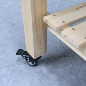 Kit de lit de jardin surélevé avec pieds Boîte à fleurs surélevée en bois avec étagère de rangement pour herbes, légumes et fleurs - Product Image 3