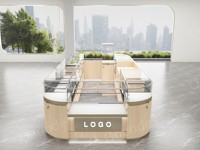 Conception de kiosques de bijoux de luxe | Vitrines en verre LED personnalisées et comptoirs d'affichage au détail | Solutions de montage de magasin élégantes à guichet unique