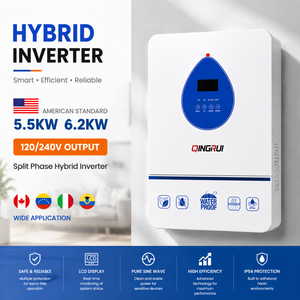 Sistema Solar Híbrido de 3600W, 24V, 48V, 3.6kW, 5.5kW, 6.2kW, 11kW con Cargador MPPT, Directo de Fábrica - Product Image 1