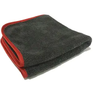 Premium Thick Plush Clean Car Towels Detailing Wash Cleaning Cloth 600gsm Towel Long Pile Plush Fabric Car Microfiber Towel