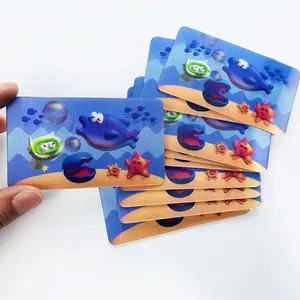 MOQ 100pcs Custom Motion Lenticular Animation 3D Lenticular Poster Cards 3D Lenticular Business Cards Printing