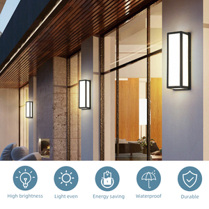 Top Fashion Stick in Door Lamp Éclairage étanche Yard Street avec détecteur de mouvement Led <span class=keywords><strong>Night</strong></span> Wall Light - Product Image 6