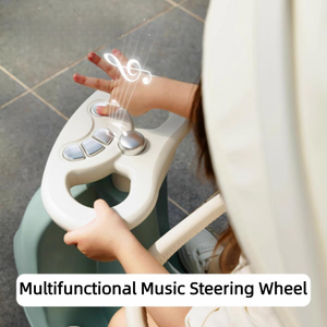 Poussette et transat 2 en 1 pour bébé, poussette pliable légère pour enfant de 1 à 3 ans avec auvent, poussette de voyage portable - Product Image 3