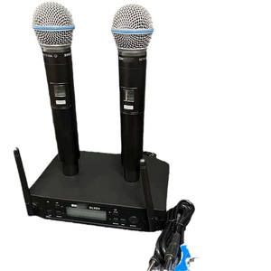 <span class=keywords><strong>Microfono</strong></span> Wireless FM GLXD4 Transfrontaliero Uno-<span class=keywords><strong>a</strong></span>-Due Cardioide BETA58A Banda U per Palco e Casa - Product Image 5