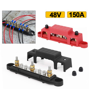CNSPEED M6 <b>Battery</b> <b>Terminal</b> Block Red And Black 16 Pieces Per Pack For RV And Marine Power Distribution - Product Image 2