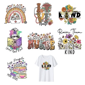 Custom Nurse Heat Transfer <strong>Iron</strong> <strong>on</strong> Printed DTF <strong>Print</strong> Heat Transfers <strong>IRon</strong> <strong>on</strong> Stickers for T Shirts Use - Product Image 1