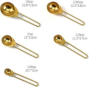 8 Adet Ölçü Kabı ve Kaşık Seti Paslanmaz Çelik Ölçü Kaşıkları Ölçü Kapları Mutfak Aksesuarları Yemek Pişirme ve Fırınlama İçin - Product Image 3