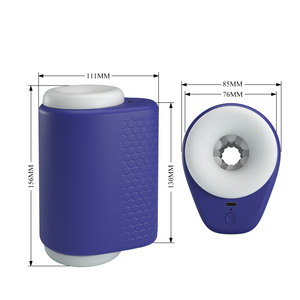 PRETTY LOVE Masturbatore Maschile a Forma di Aeroplano, Nuovo Vibratore Elettrico <span class=keywords><strong>per</strong></span> Adulti con 5 Funzioni di Vibrazione e 5 Modalità di Compressione - Product Image 4