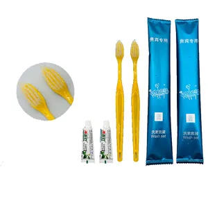 Wholesale Hotel Dental Kit Travel Portable Amenity Set Disposable Toothbrush Set With Toothpaste