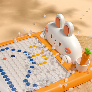 Çocuklar erken aydınlanma eğitim seyahat oyuncak havuç kalem mıknatıslar boncuk manyetik çizim kurulu tavşan - Product Image 3