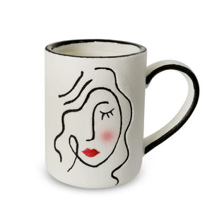 Prosper-Link vente en gros OEM peint à la main 3D mignon Animal émoticône chaton chien émoticône tasse personnalisée en céramique tasse à <span class=keywords><strong>café</strong></span> - Product Image 5