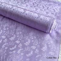 Tissu Jacquard Dobby Brocart 100% Soie de Mûrier 19mm pour Robes de Mariée et Vêtements de Nuit pour Filles, Biologique et Écologique