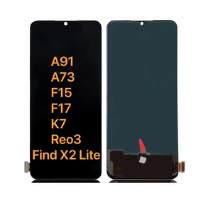 Pantalla OLED <span class=keywords><strong>de</strong></span> Repuesto para Teléfono Móvil <span class=keywords><strong>OPPO</strong></span> Reno 3 / F15 / F17 / Find X2 Lite / <span class=keywords><strong>A91</strong></span>/A73 / K7, Ensamblaje <span class=keywords><strong>de</strong></span> Digitalizador <span class=keywords><strong>de</strong></span> Pantalla - Product Image 1