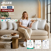 Housse de coussin et doublures de coussin intérieures modernes, douces, blanches, carrées, non tissées, respirantes et écologiques, en stock, pour la décoration de lit et de canapé